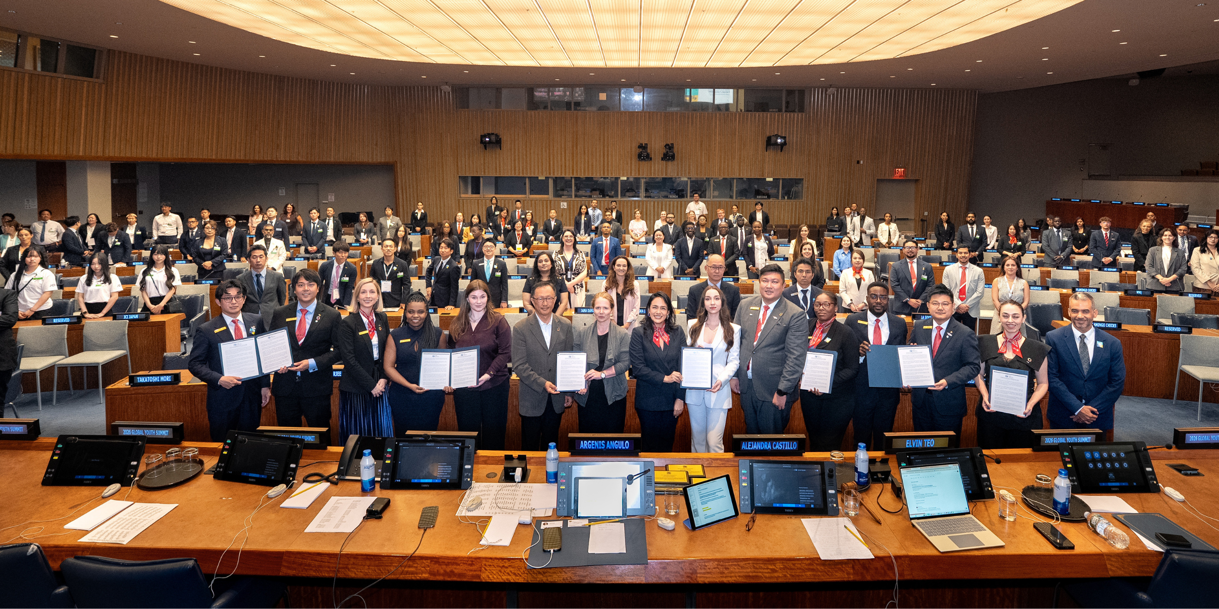 Youth Action Resolution presented at the 2026 Global Youth Summit plenary session